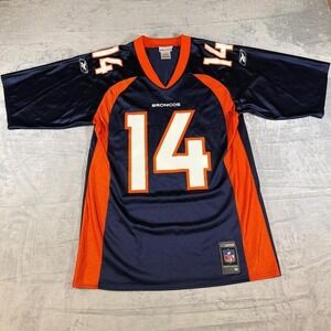 Y2K Vintage Reebok Denver Broncos Griese 14 NFL Jersey | Navy & Orange | Size M